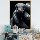 Black Snake Slithering Grace - Snake Wall Decor