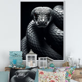 Black Snake Slithering Grace - Snake Wall Decor
