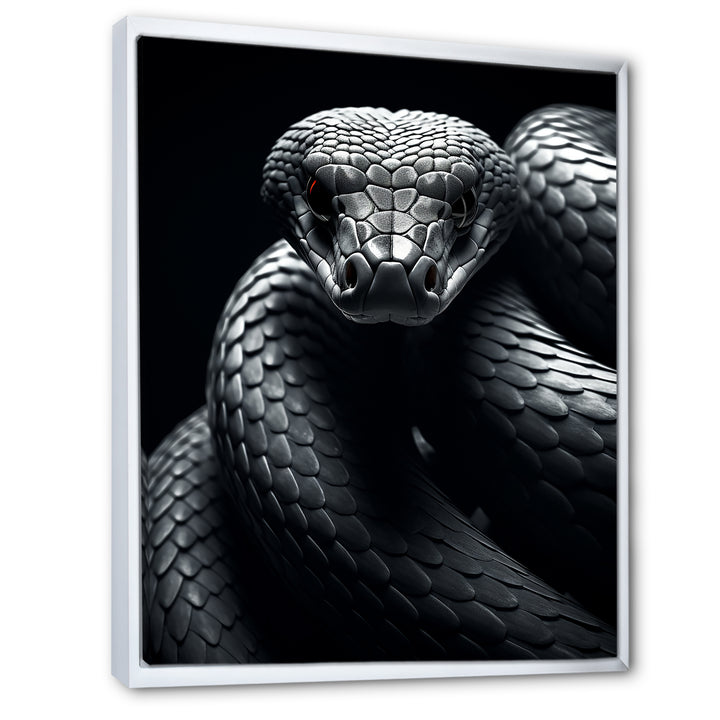 Black Snake Slithering Grace - Snake Wall Decor