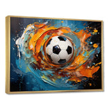 Soccer Ball Kaleidoscope I - Sports Canvas Wall Art