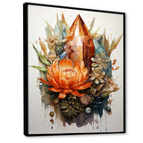 Colorful Spiritual Stone Pyrite II - Spiritual Canvas Wall Art