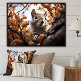 Grey Squirrel Squirrels Antics - Gray Squirrel Wall Art