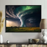 Storm Tornado Symphony - Landscapes Canvas Wall Art