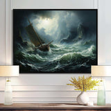 Stormy Seas Beauty III - Landscapes Canvas Wall Art