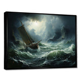 Stormy Seas Beauty III - Landscapes Canvas Wall Art