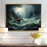 Stormy Seas Beauty III - Landscapes Canvas Wall Art