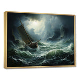 Stormy Seas Beauty III - Landscapes Canvas Wall Art