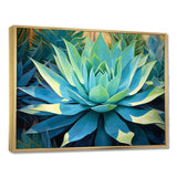 Green Succulents Majestic Agave II - Floral Canvas Wall Art