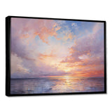 Sunset Cotton Candy Skies V - Landscapes Canvas Wall Art