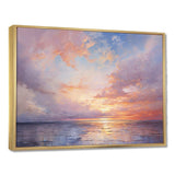 Sunset Cotton Candy Skies V - Landscapes Canvas Wall Art