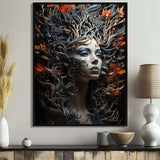 Surrealism Metamorphosis Of Shadows - Abstract Canvas Wall Art