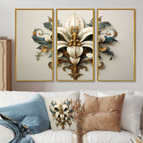 Fleur-De-Lis A Stylized Lilly Flower II - Multi-Panels