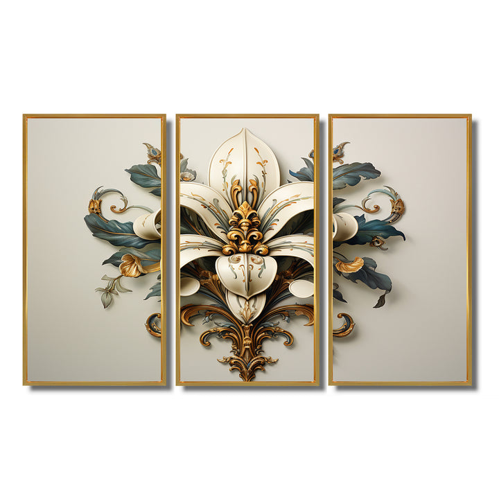 Fleur-De-Lis A Stylized Lilly Flower II - Multi-Panels