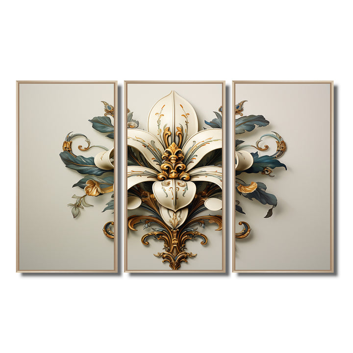 Fleur-De-Lis A Stylized Lilly Flower II - Multi-Panels