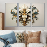Fleur-De-Lis A Stylized Lilly Flower II - Multi-Panels