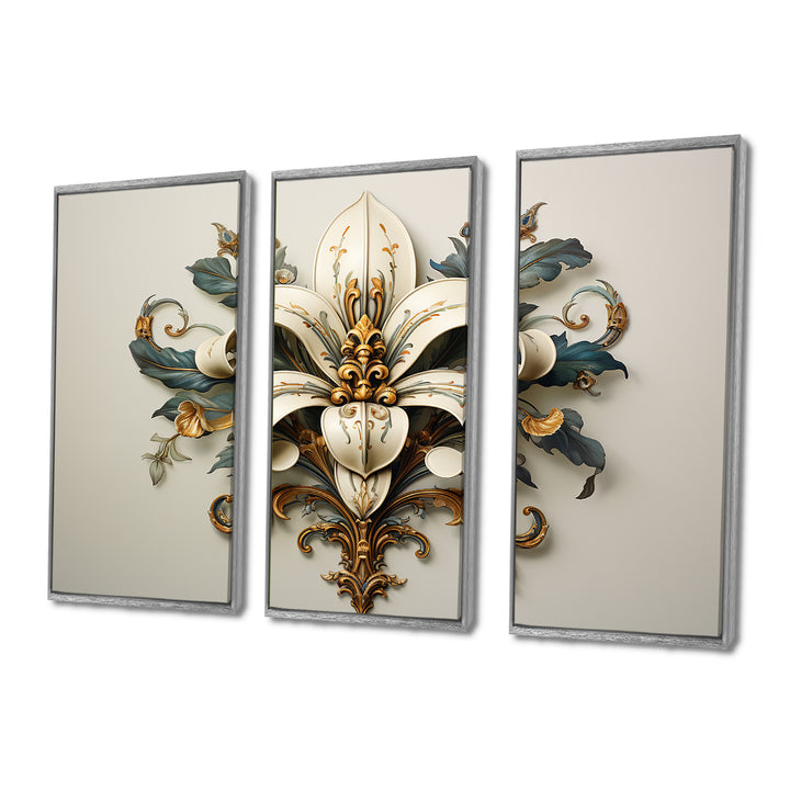 Fleur-De-Lis A Stylized Lilly Flower II - Multi-Panels