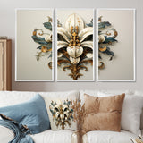 Fleur-De-Lis A Stylized Lilly Flower II - Multi-Panels