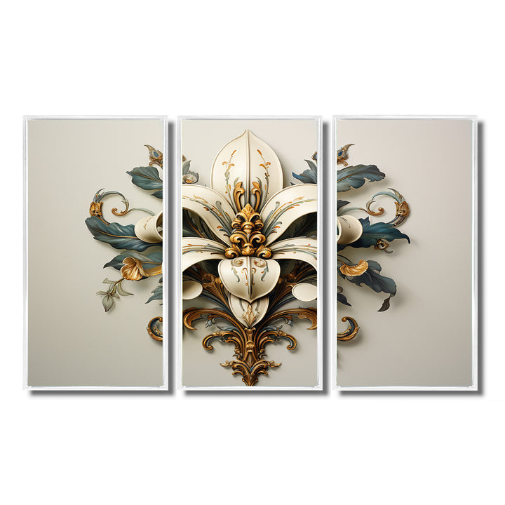 Fleur-De-Lis A Stylized Lilly Flower II - Multi-Panels