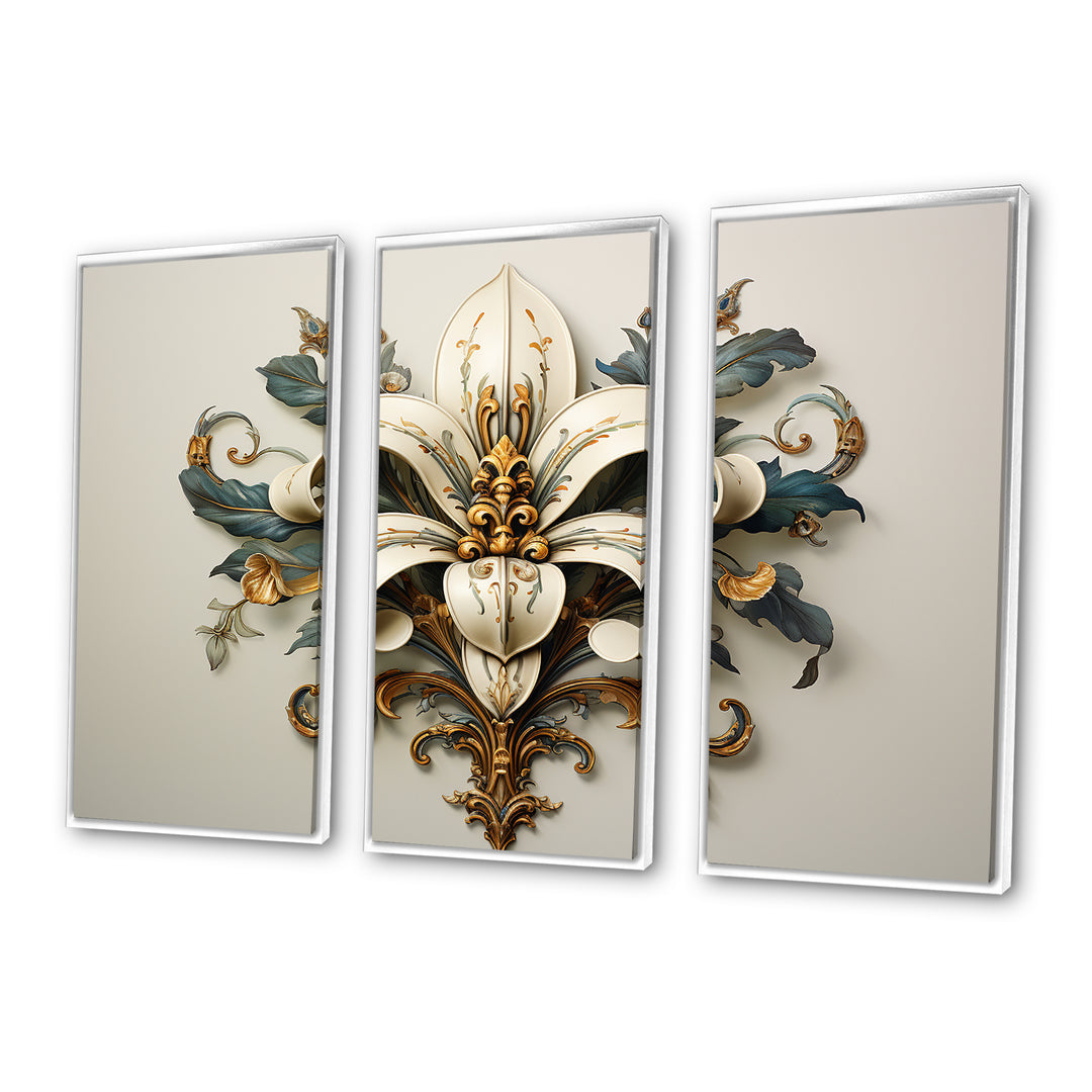 Fleur-De-Lis A Stylized Lilly Flower II - Multi-Panels