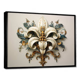 Fleur-De-Lis A Stylized Lilly Flower II - Fantasy Canvas Wall Art