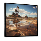 Texas Oil Field Photography - Landscapes Canvas Wall Art