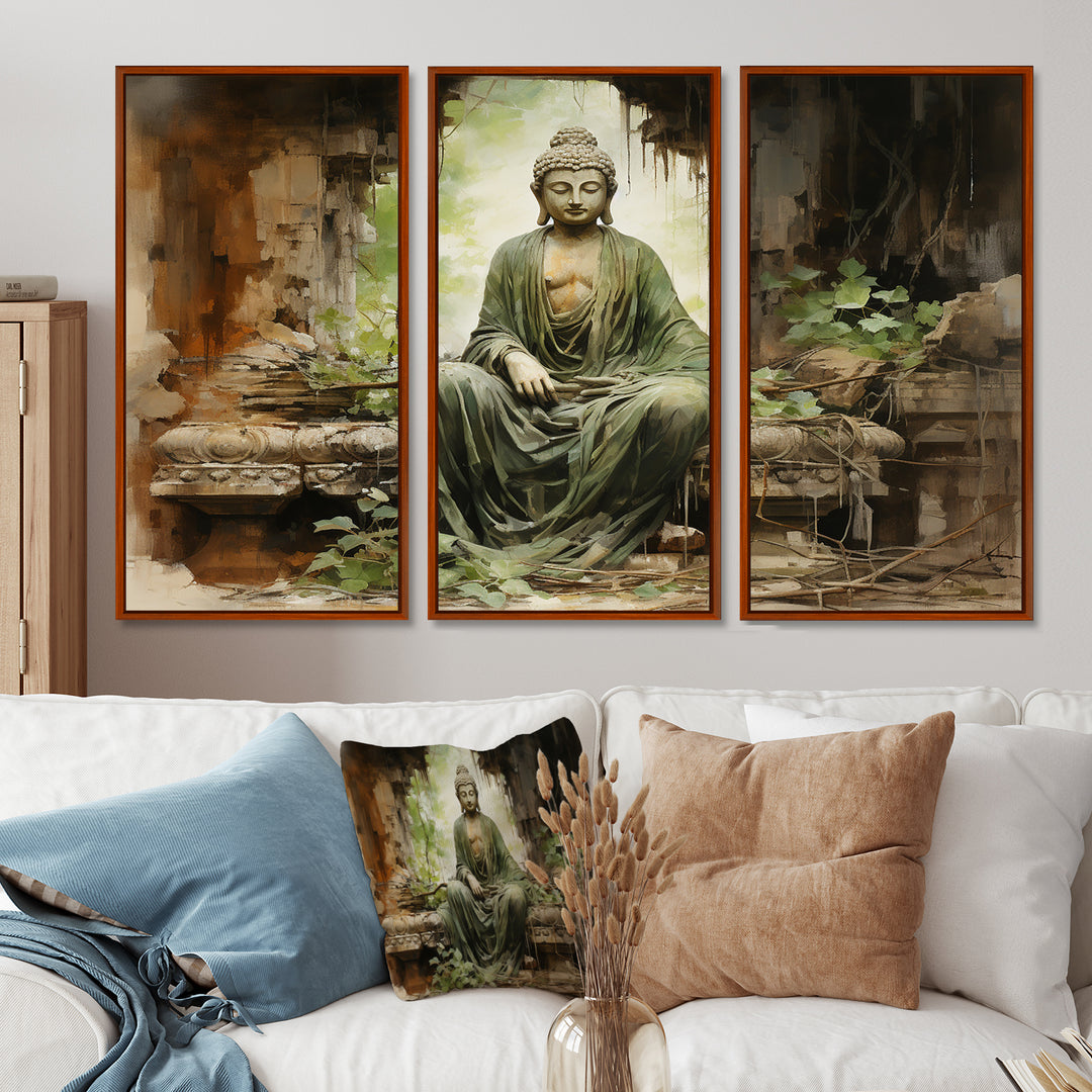 Thailand Ancient Buddha Ruins - Multi-Panels