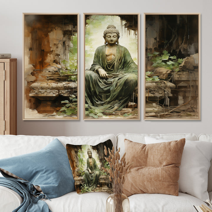 Thailand Ancient Buddha Ruins - Multi-Panels