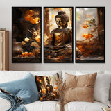Thai Golden Buddha - Multi-Panels