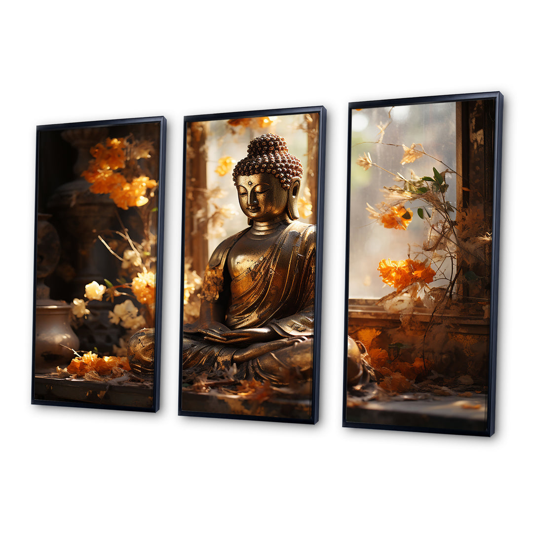 Thai Golden Buddha - Multi-Panels