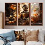 Thai Golden Buddha - Multi-Panels