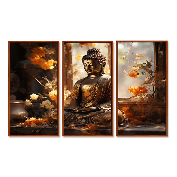 Thai Golden Buddha - Multi-Panels