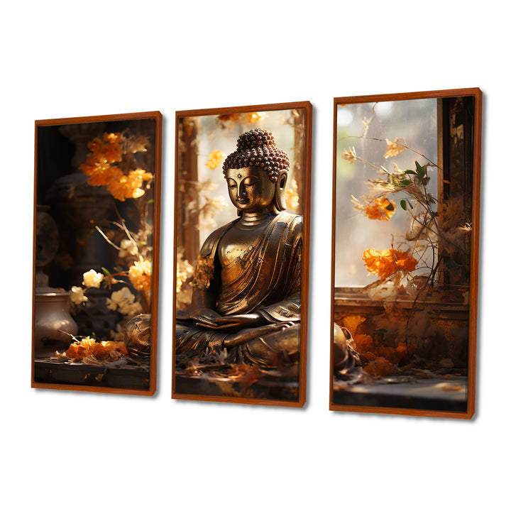 Thai Golden Buddha - Multi-Panels