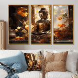 Thai Golden Buddha - Multi-Panels