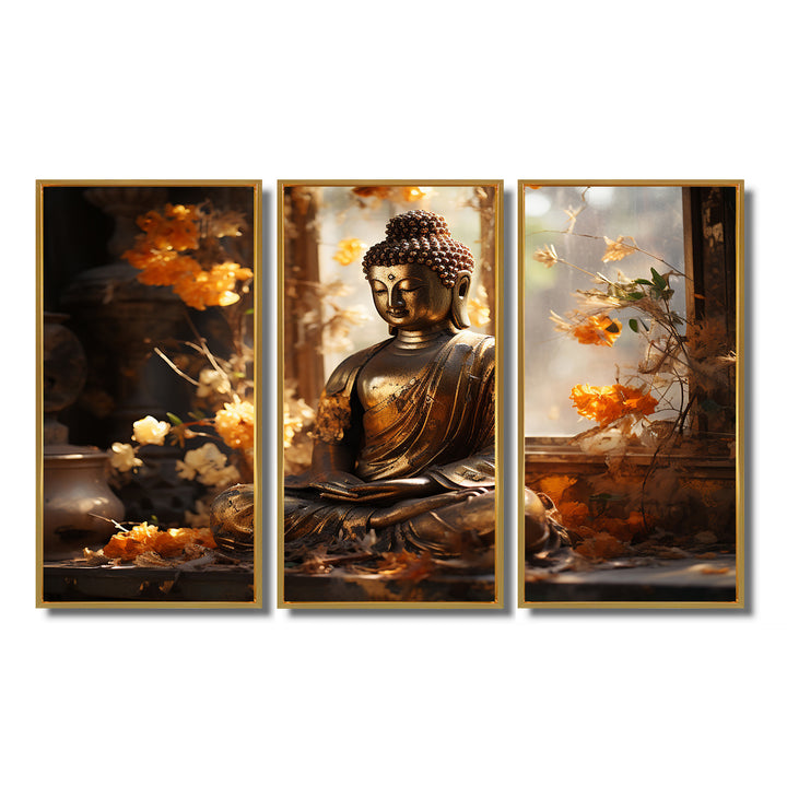 Thai Golden Buddha - Multi-Panels
