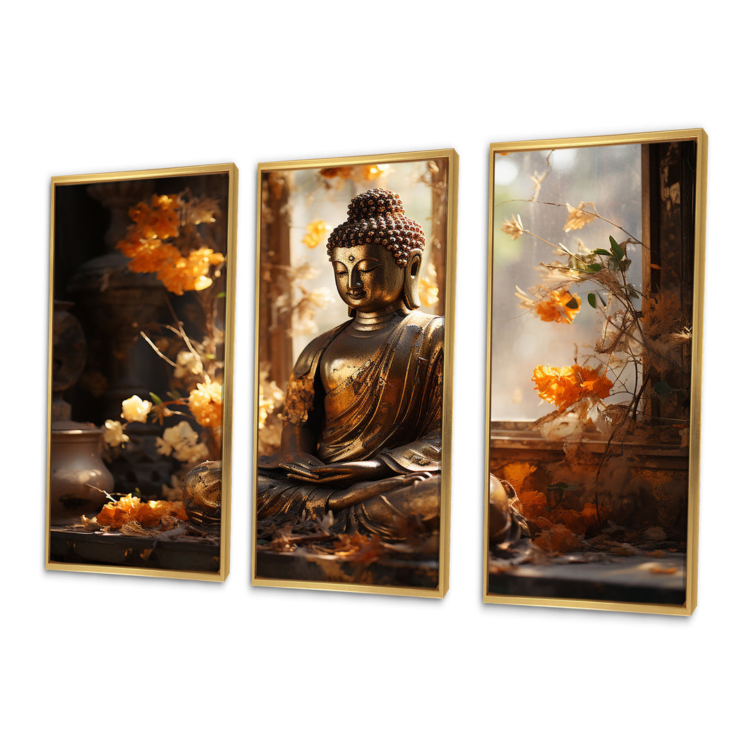 Thai Golden Buddha - Multi-Panels