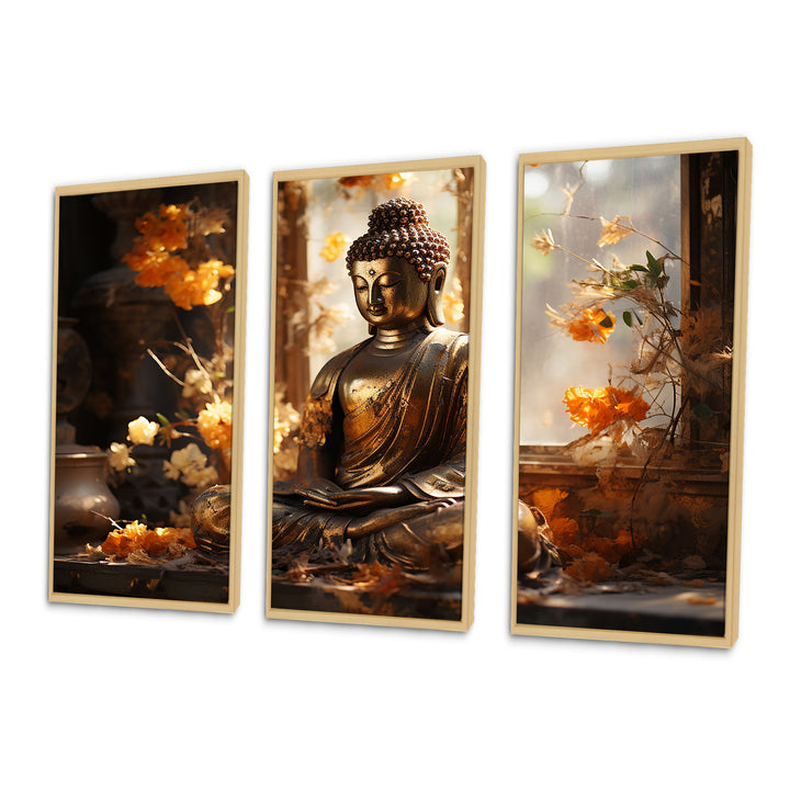 Thai Golden Buddha - Multi-Panels