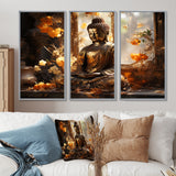 Thai Golden Buddha - Multi-Panels