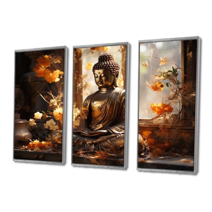 Thai Golden Buddha - Multi-Panels