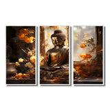 Thai Golden Buddha - Multi-Panels