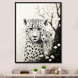 Tiger Harmony In Monochrome - Tiger Wall Art Prints