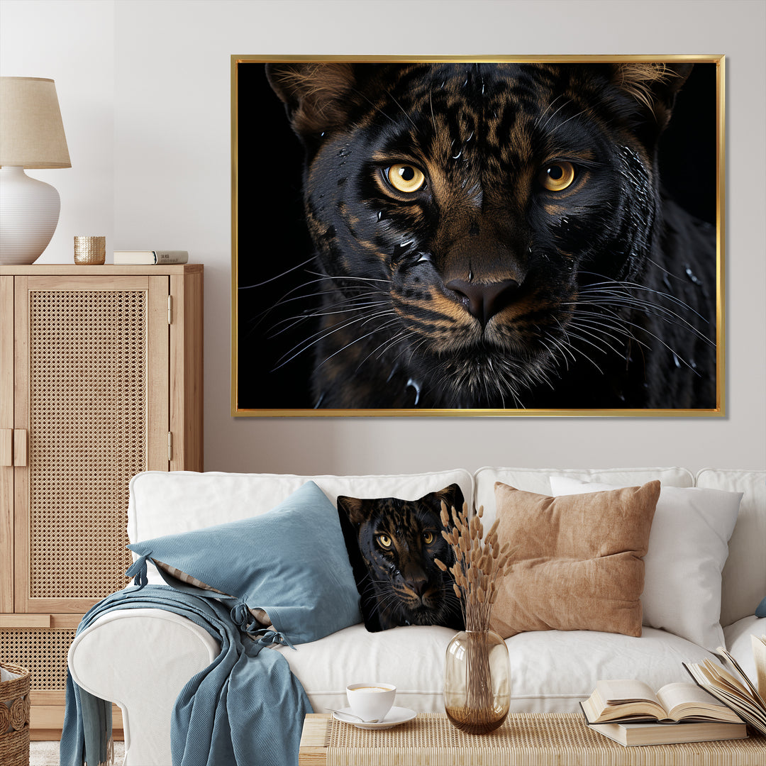 Tiger Portrait - Yellow Tiger Wall Art