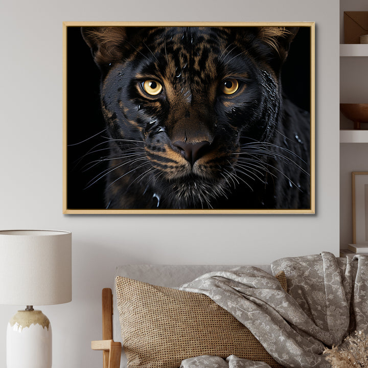 Tiger Portrait - Yellow Tiger Wall Art