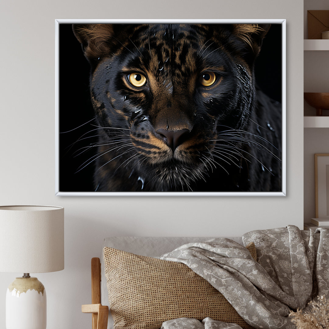 Tiger Portrait - Yellow Tiger Wall Art