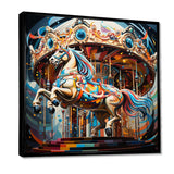 Carousel Horse - Architecture Canvas Wall Art