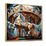 Carousel Horse - Architecture Canvas Wall Art