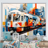 Train Architectural Perspectives - Train Canvas Wall Art