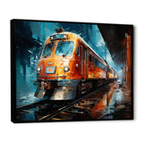 Train Dynamic Abstractions - Train Canvas Wall Art