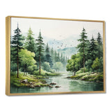 Tranquil Forests Landsacpe I - Landscapes Canvas Wall Art