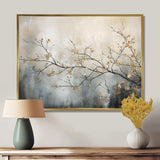 Tree Monochrome Ethereal Reverie I - Floral Canvas Wall Art