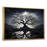 The Contrast Tree Monochrome II - Floral Canvas Wall Art